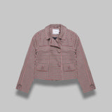 the marie mini check jacket VOL2626- MULTI HOUSE OF SUNNY 