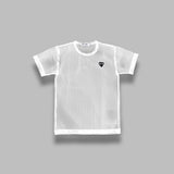t-shirt mesh large black emblem AX-T352-051- WHT COMME DES GARÇONS PLAY 