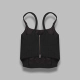 pinstripe corset top 251W116- BK MISBHV 