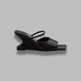 egle black sandals MI-5668- BK MIISTA 