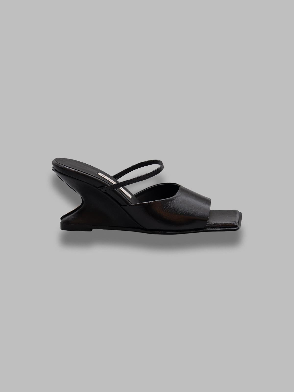 egle black sandals MI-5668- BK MIISTA 