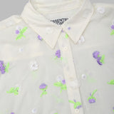 jimena embroidered boxy shirt JIMENA- J1OW ESSENTIEL ANTWERP 