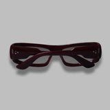 daryan sunglasses - carmesi acetate, amber lens - made in japan PT-6103- RD PORT TANGER 
