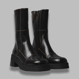 heya black ankle boots E8_3768- BK MIISTA 