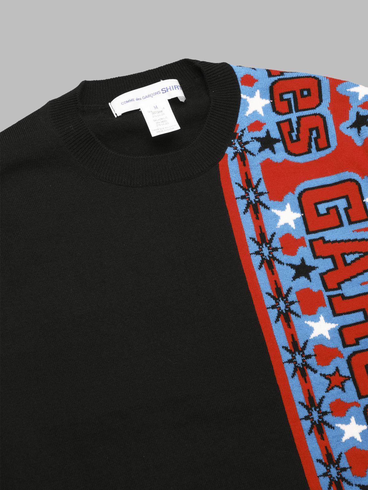 knitted shirt FP-N004-W25- BK COMME DES GARÇONS SHIRT 