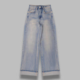 sara high waist wide jeans 10910809- 104590 GESTUZ 