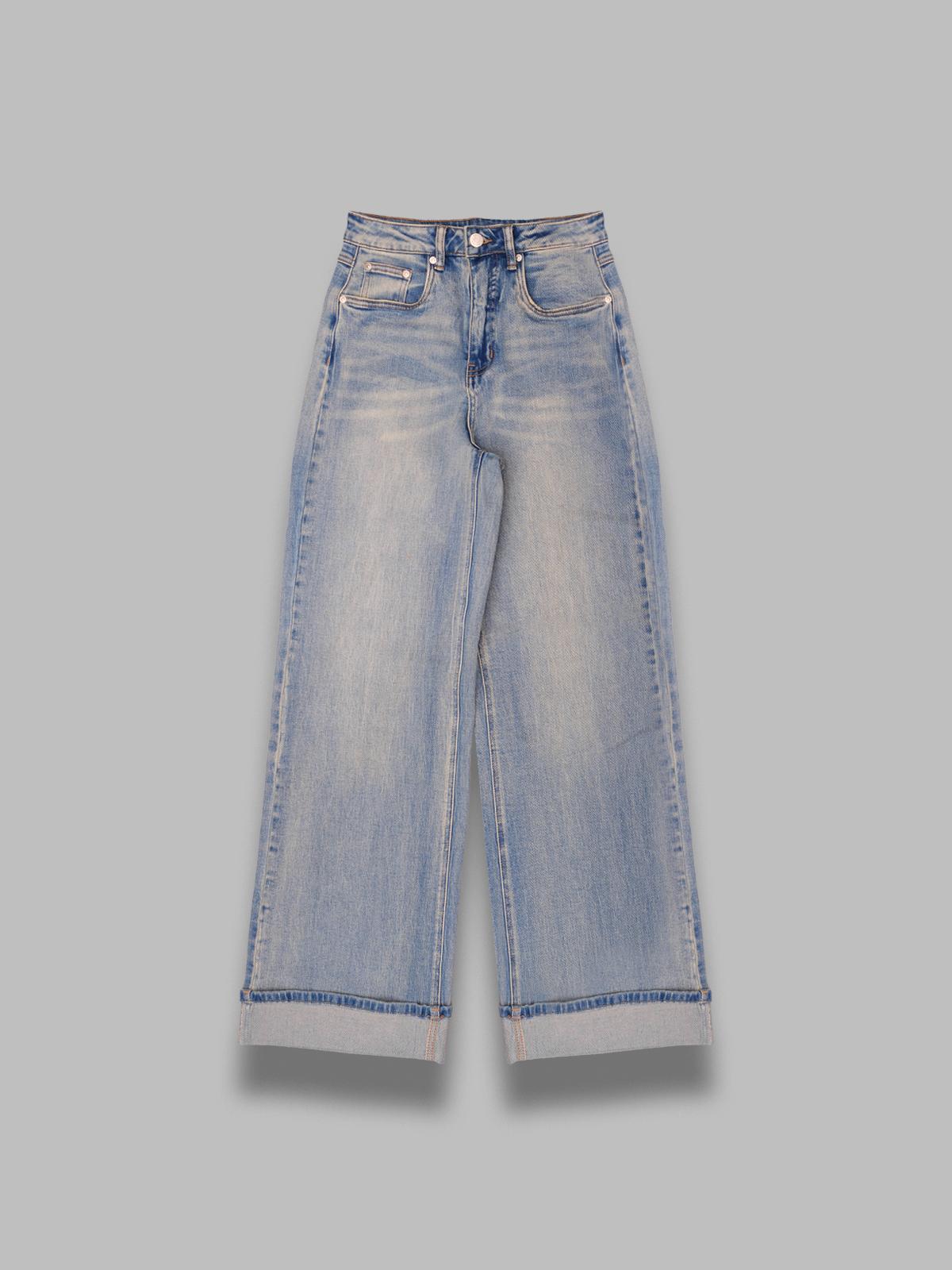 sara high waist wide jeans 10910809- 104590 GESTUZ 