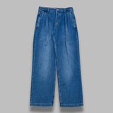 light blue denim straight jeans MPA094ACDEN0002- BL05 MARINE SERRE 