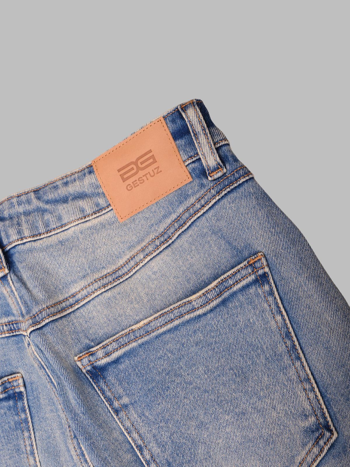 sara high waist wide jeans 10910809- 104590 GESTUZ 