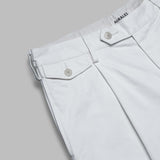 finx chino one-tuck pants A25SP02FC- IVY AURALEE 