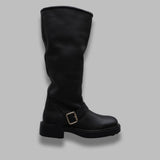 woman leather boot F5CPH441- BLK COPENHAGEN 