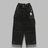 repair cargo trousers J15PT173- BK MAISON MIHARA YASUHIRO 