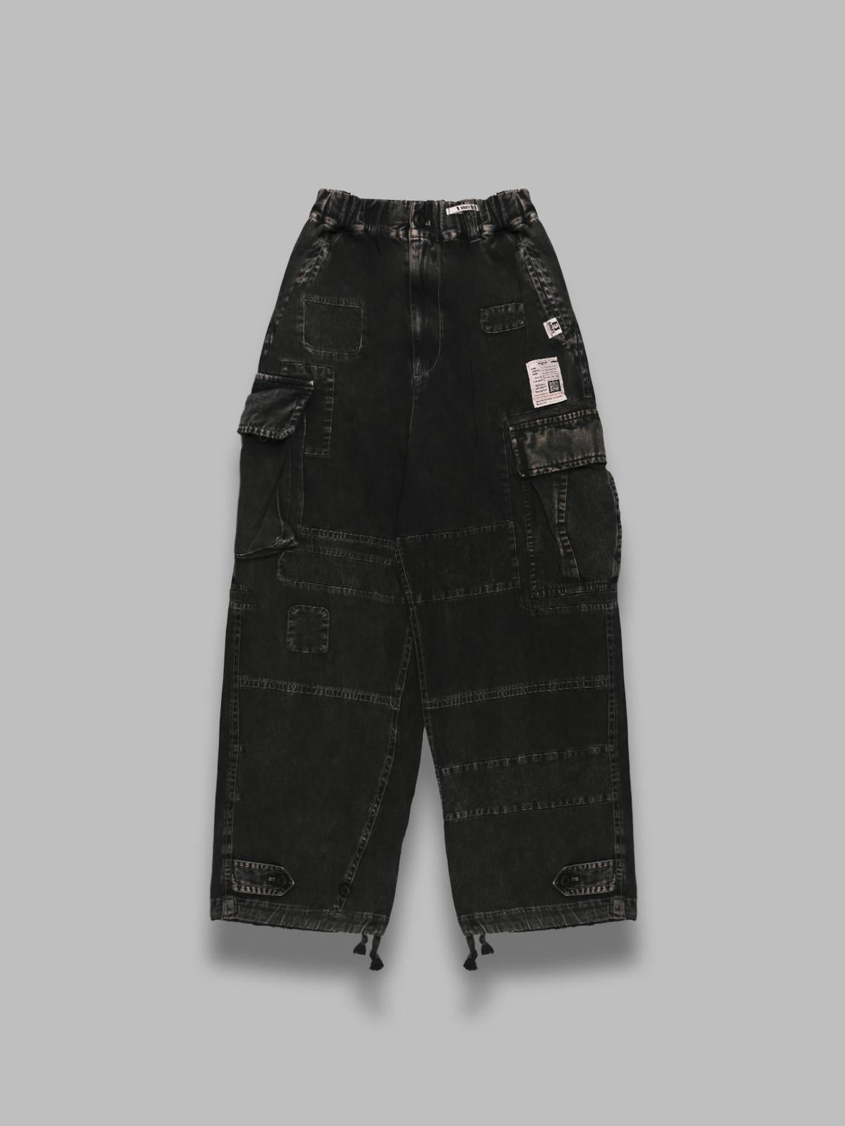 repair cargo trousers J15PT173- BK MAISON MIHARA YASUHIRO 
