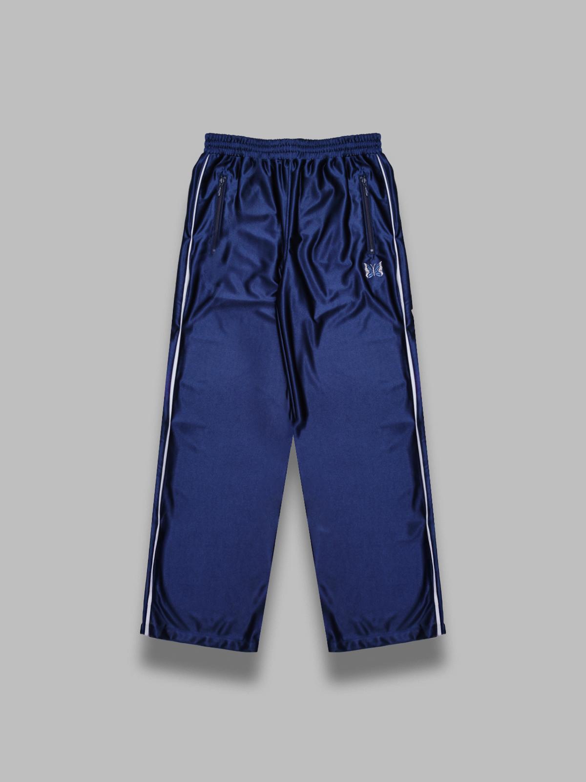 track pant - tricot sateen SX218- NAVY NEEDLES 