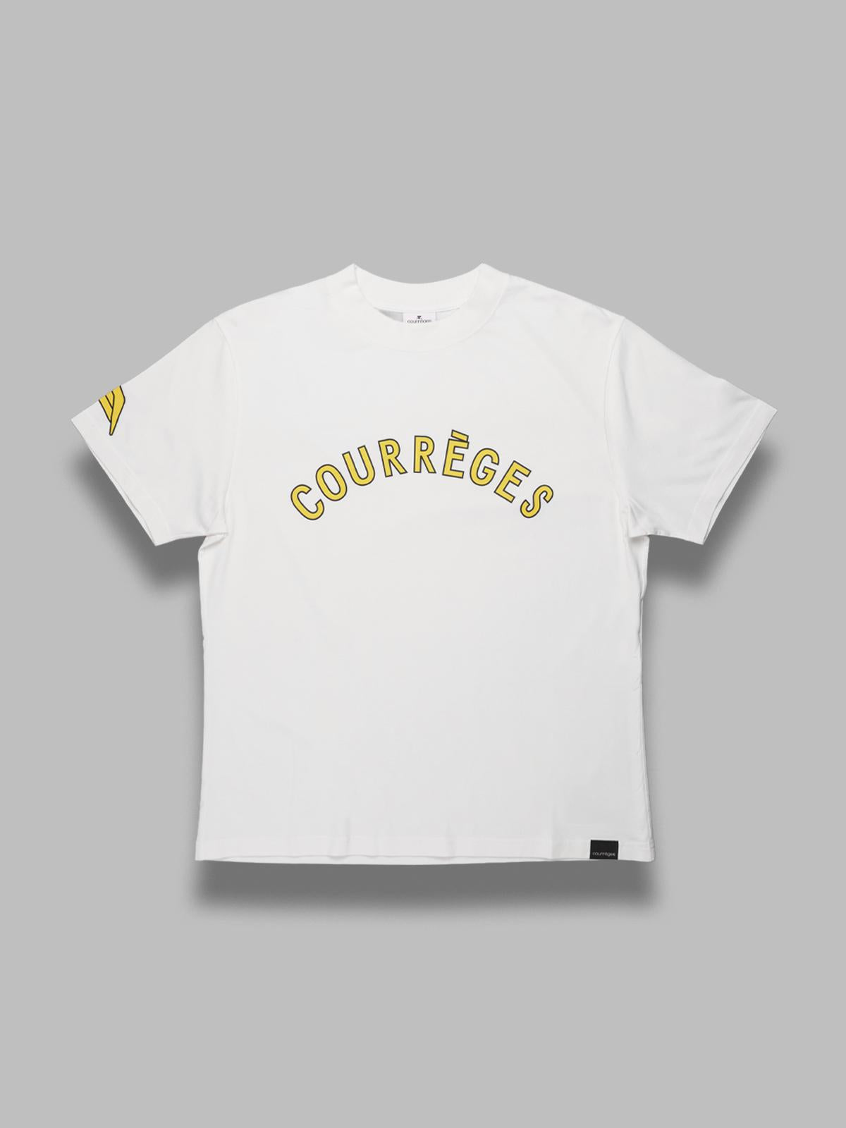 oversized printed t-shirt 325JTS203JS0240- 0001 COURRÈGES 