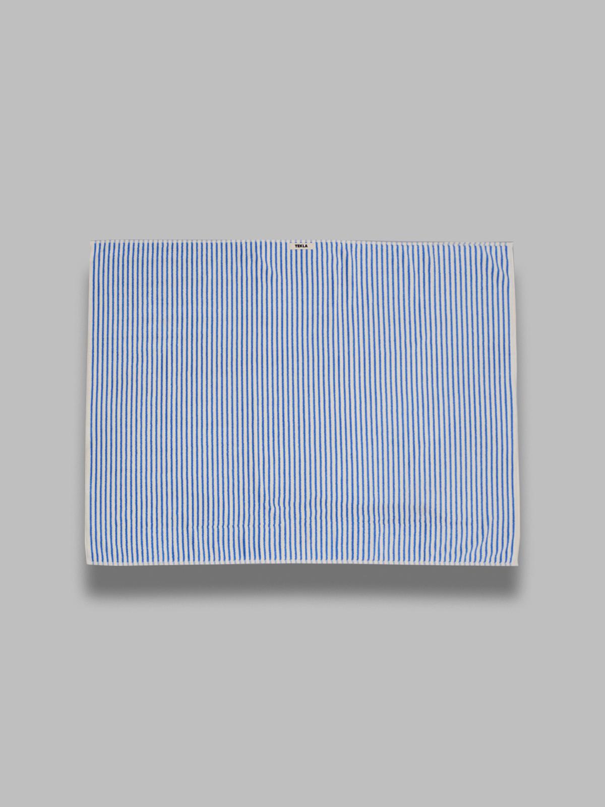 towel - coastal blue stripes TOWEL-100X150- CBS TEKLA 