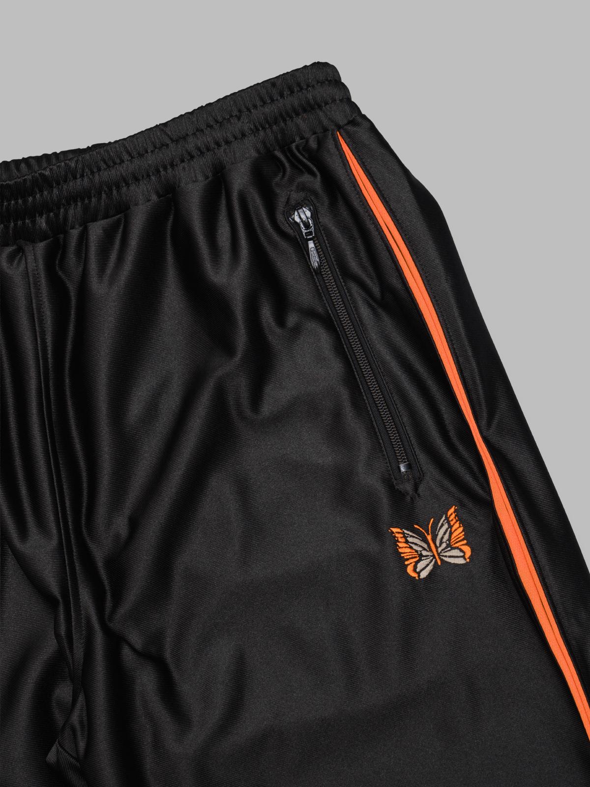 track pant - tricot sateen SX218- BLACK NEEDLES 