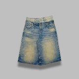 2in 1 denim dirt baggy shorts 260U309- DD MISBHV 