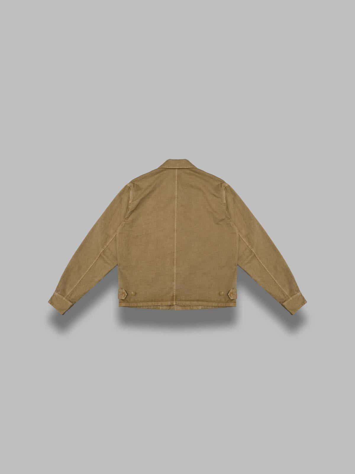 garment-dyed finx light chino blouson A26SB01LF- BG AURALEE 