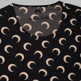moon printed jersey ls crewneck top WTS006ACJER0001- IT99 MARINE SERRE 