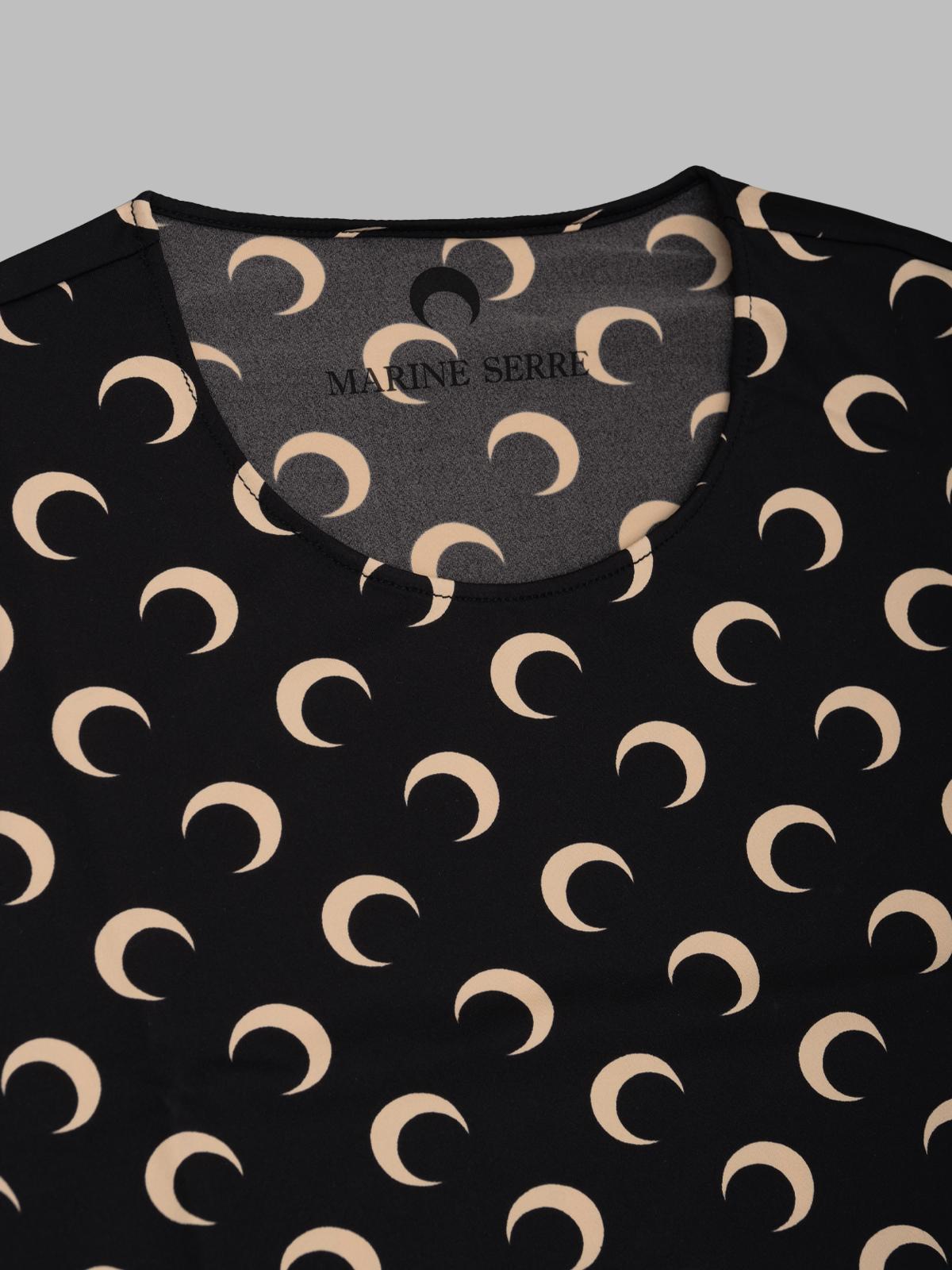 moon printed jersey ls crewneck top WTS006ACJER0001- IT99 MARINE SERRE 