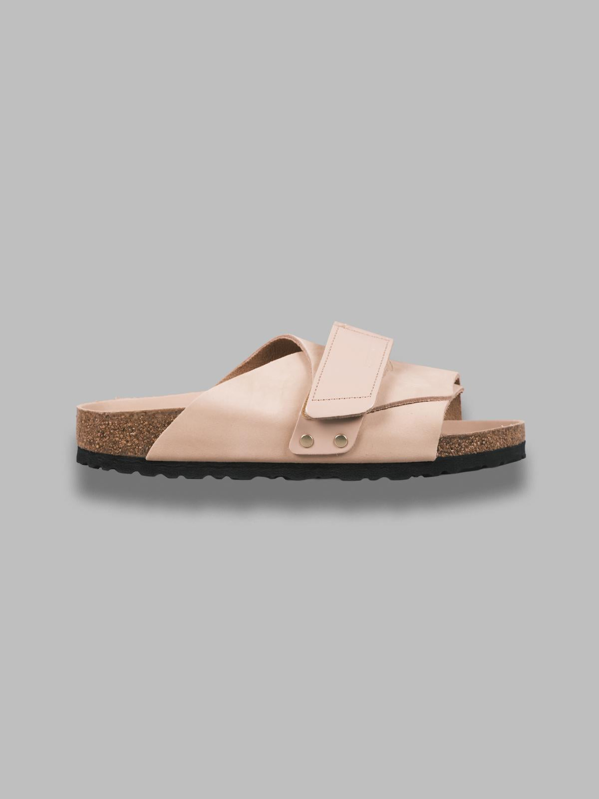 kyoto new beige, nubuck leather/high shine leather - calz. s made in germany 1026560 NB BIRKENSTOCK 
