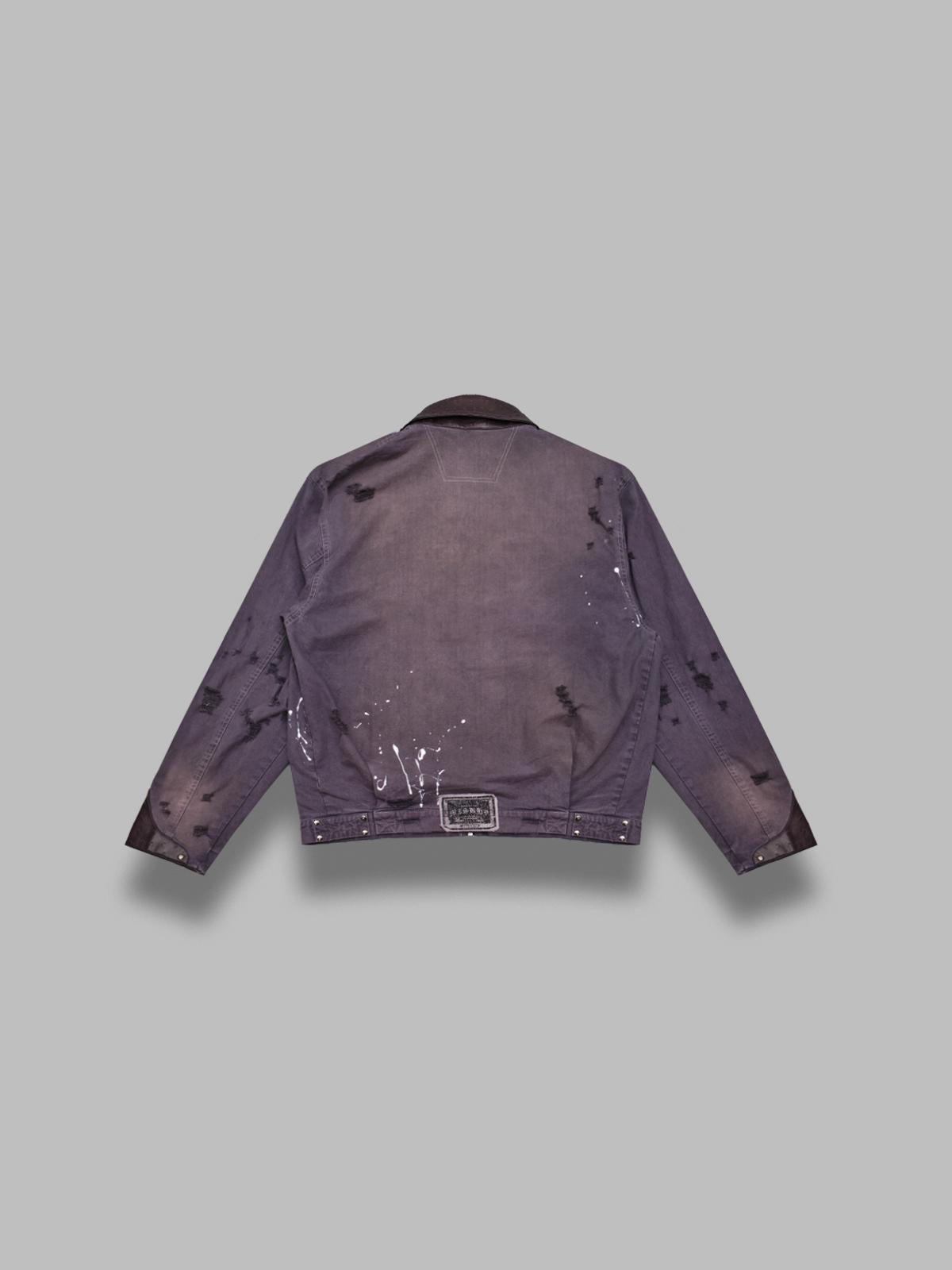 1997 paint splatter canvas work jacket 260U133- GPT MISBHV 