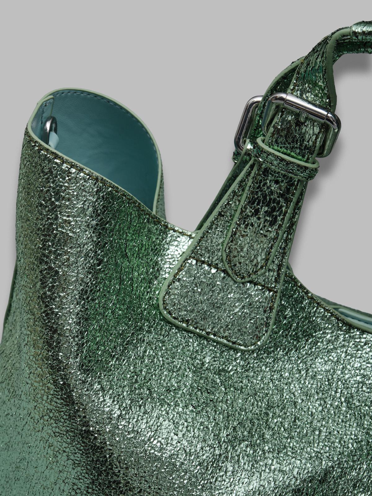 hurry faux leather shopper - 100% polyurethane lining: 100% polyester hardware: 100% zinc alloy made in china HURRY- NP12 ESSENTIEL ANTWERP 