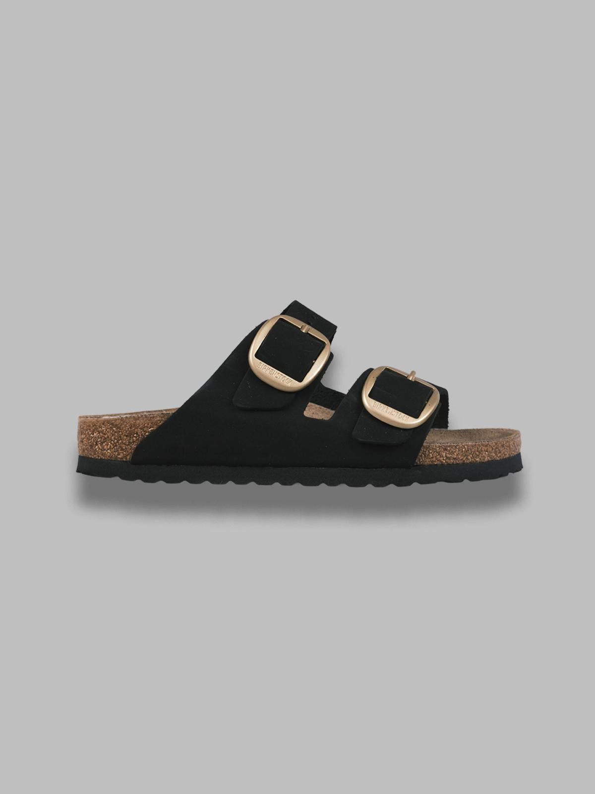 arizona big buckle black, nubuck leather - calz. s 1023290 BK BIRKENSTOCK 