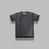 t-shirt mesh large black emblem AX-T352-051- BK COMME DES GARÇONS PLAY 