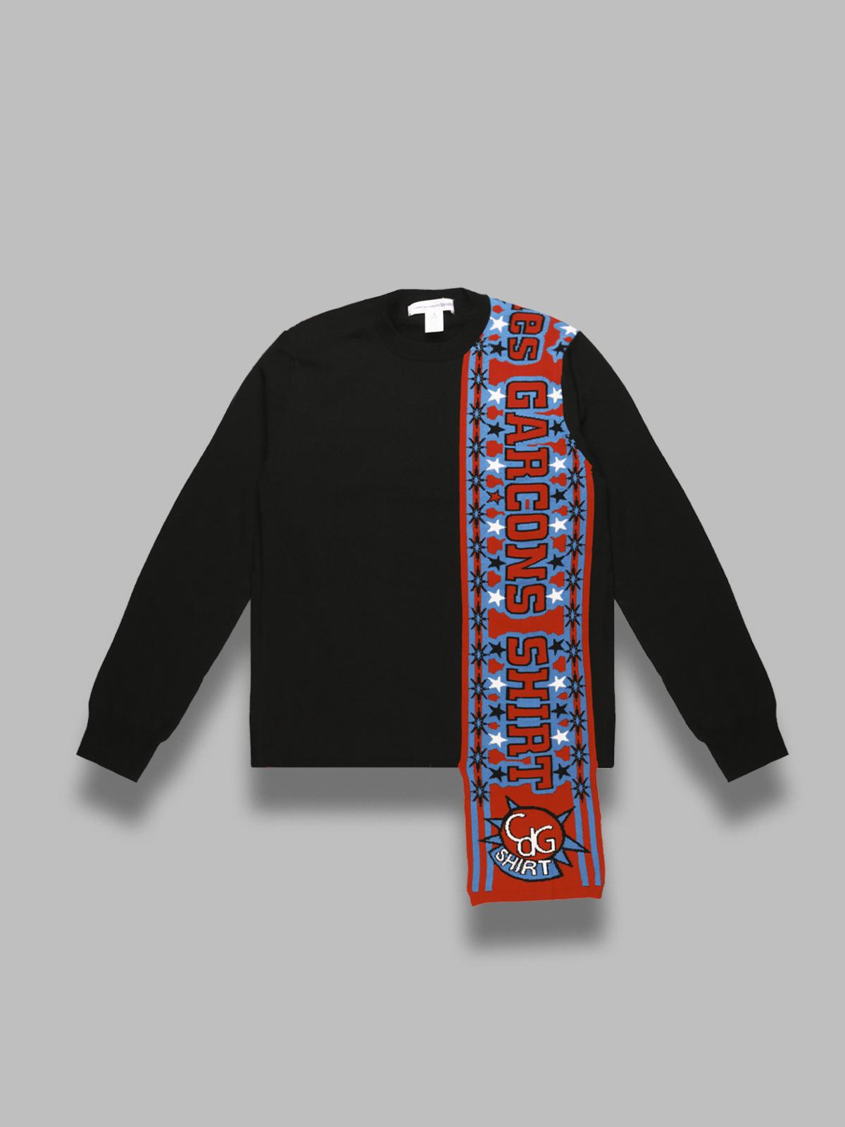 knitted shirt FP-N004-W25- BK COMME DES GARÇONS SHIRT 