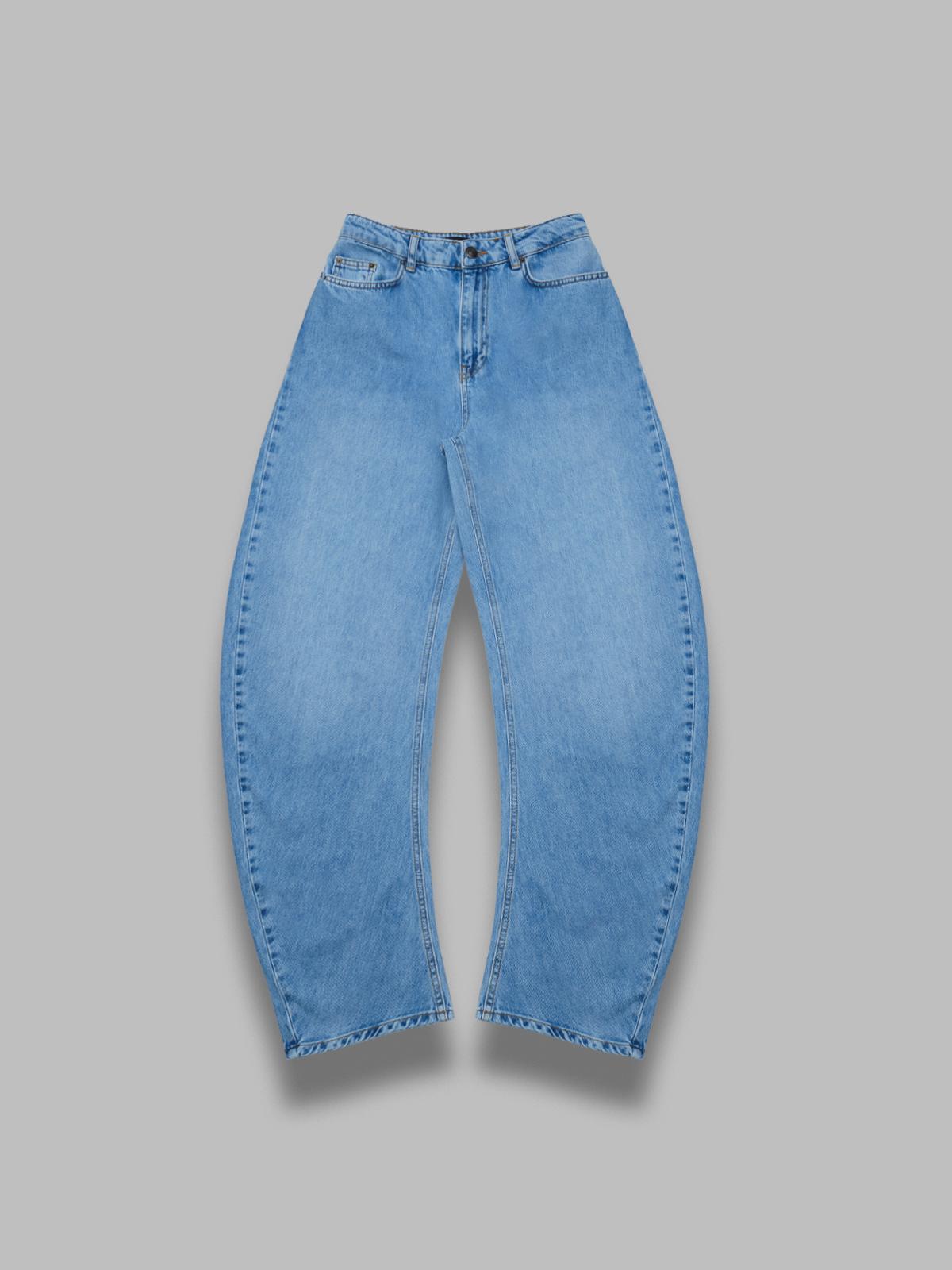 draped barrel leg jeans 1155381468-BCR2181- 1468 ROTATE 