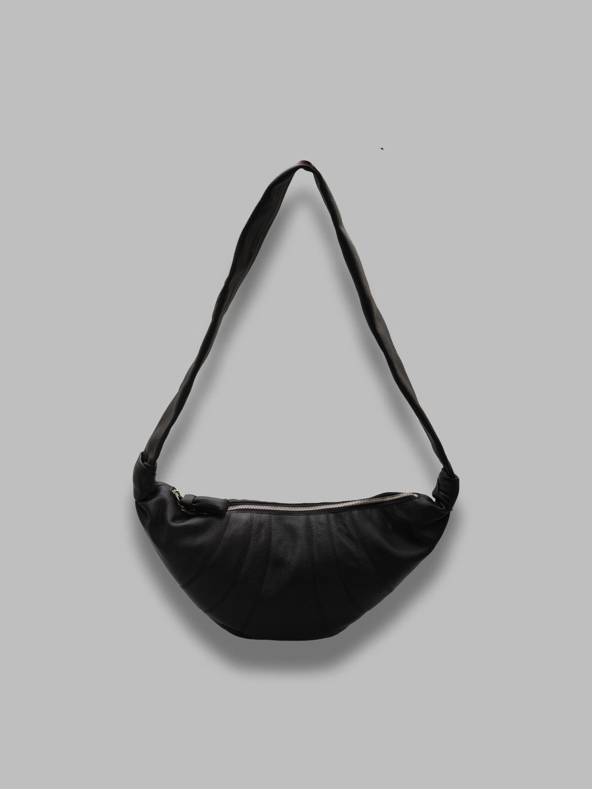 medium croissant bag BG0001-LL0018- BK999 LEMAIRE 