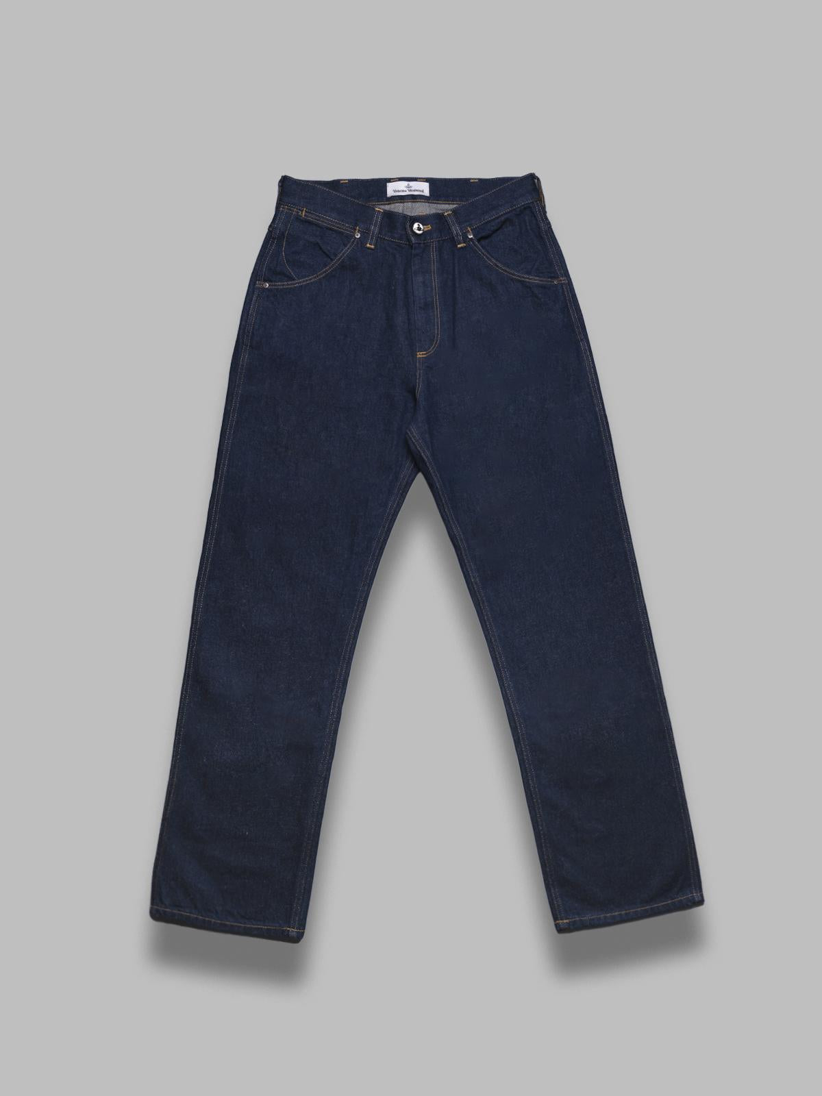 baggy jeans - indigo 3902000P-W0162- K406 VIVIENNE WESTWOOD 