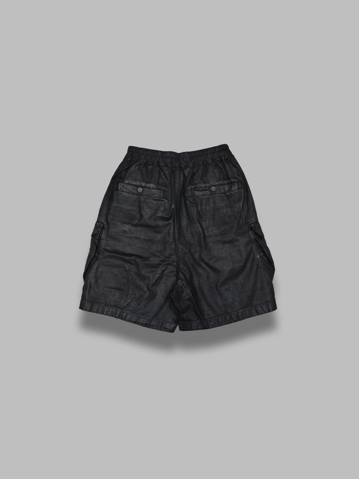 cargo bela denim shorts DU01F4369-DBK- 09 RICK OWENS DRKSHDW 