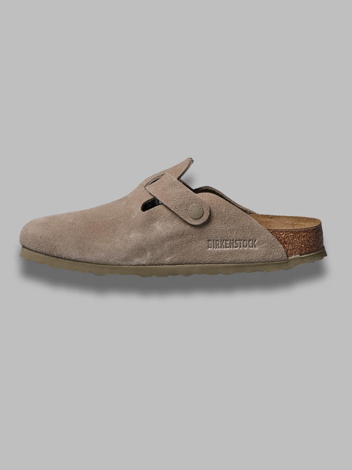 boston faded khaki, suede leather - calz. s 1025844 FK BIRKENSTOCK 