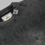 bleached tee A14TS622- BK MAISON MIHARA YASUHIRO 