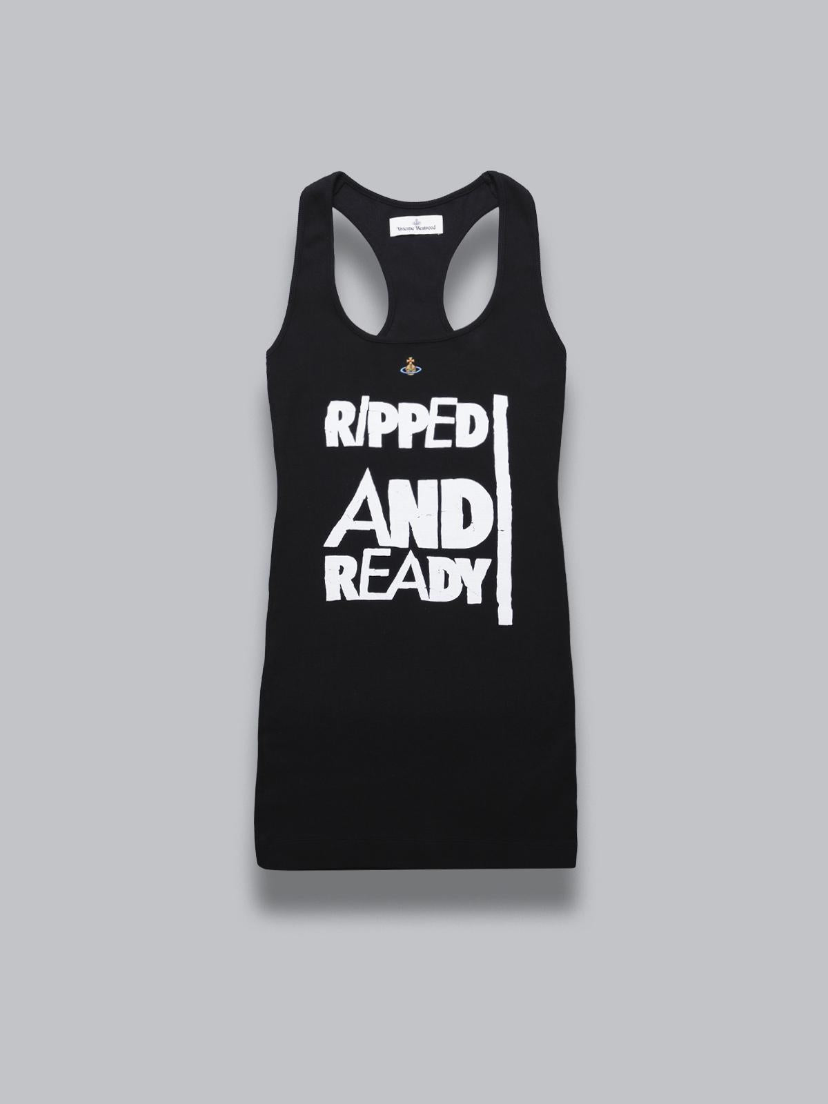 ripped & ready querelle top - black 1G01000V-J009C- N401 VIVIENNE WESTWOOD 