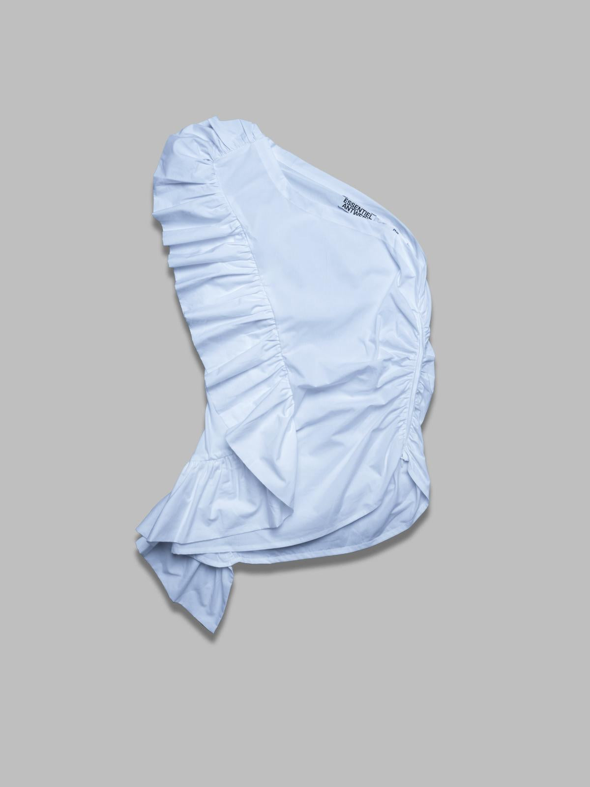 haven asymmetric ruffle top HAVEN- WH00 ESSENTIEL ANTWERP 
