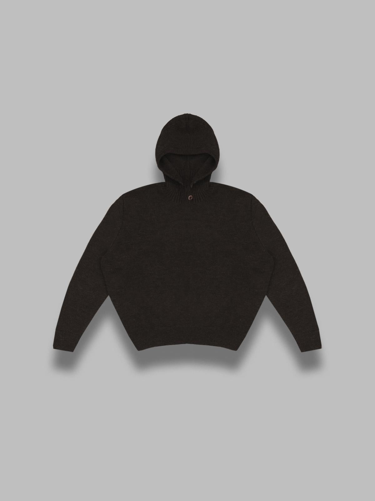 hooded sweater TO1475-LK1028- BR507 LEMAIRE 