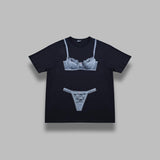 trompe l'oeil tall tee VAQ11T019- WB VAQUERA 