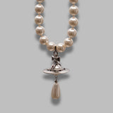 one row pearl drop choker 63030008-02P128-CN- P128 VIVIENNE WESTWOOD 