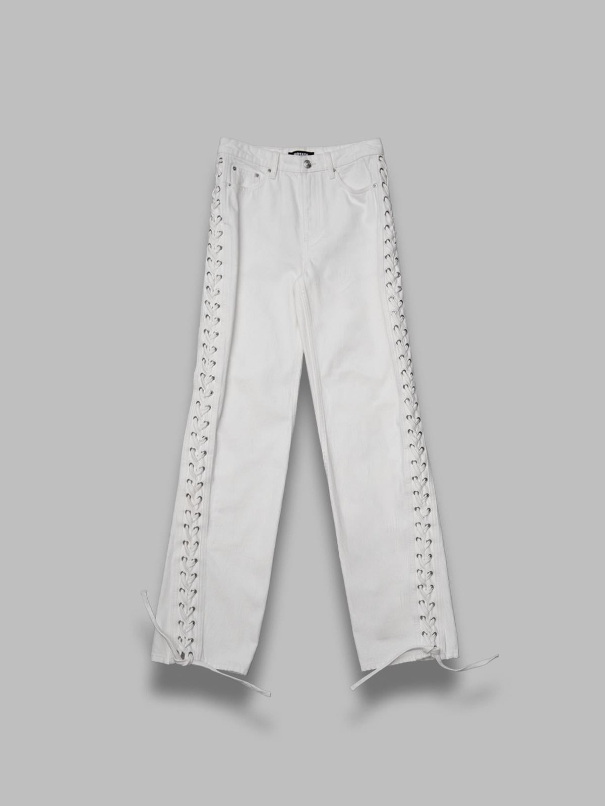 loose fit laced jeans 1155352121-BCR1913- 2121 ROTATE 
