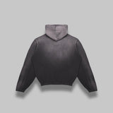 bee sun faded waffle zip up hoodie RBMW0513FA340- BLK0001 ROA 