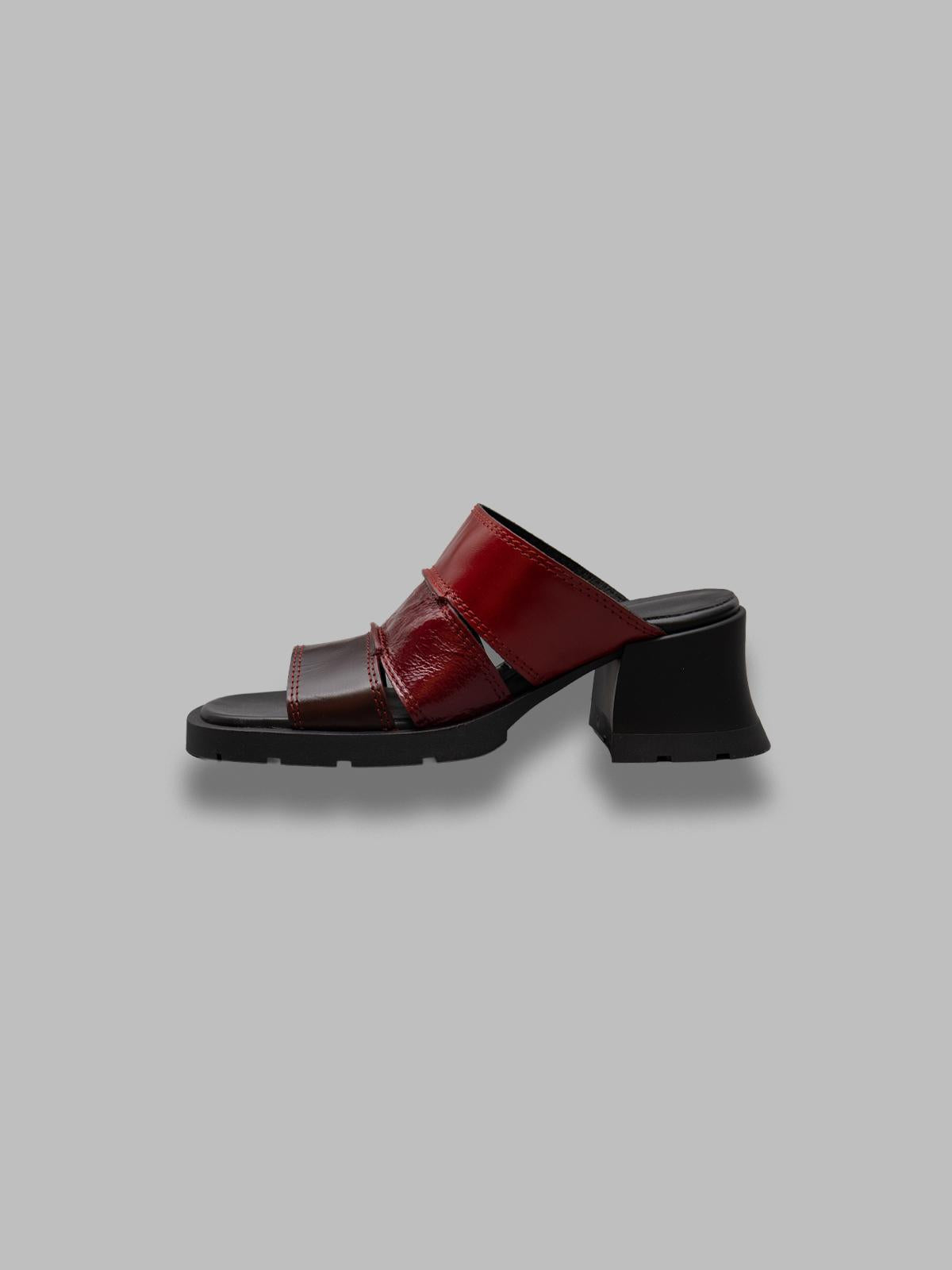 jadzia burgundy red sandals E8-4106- BGDY MIISTA 