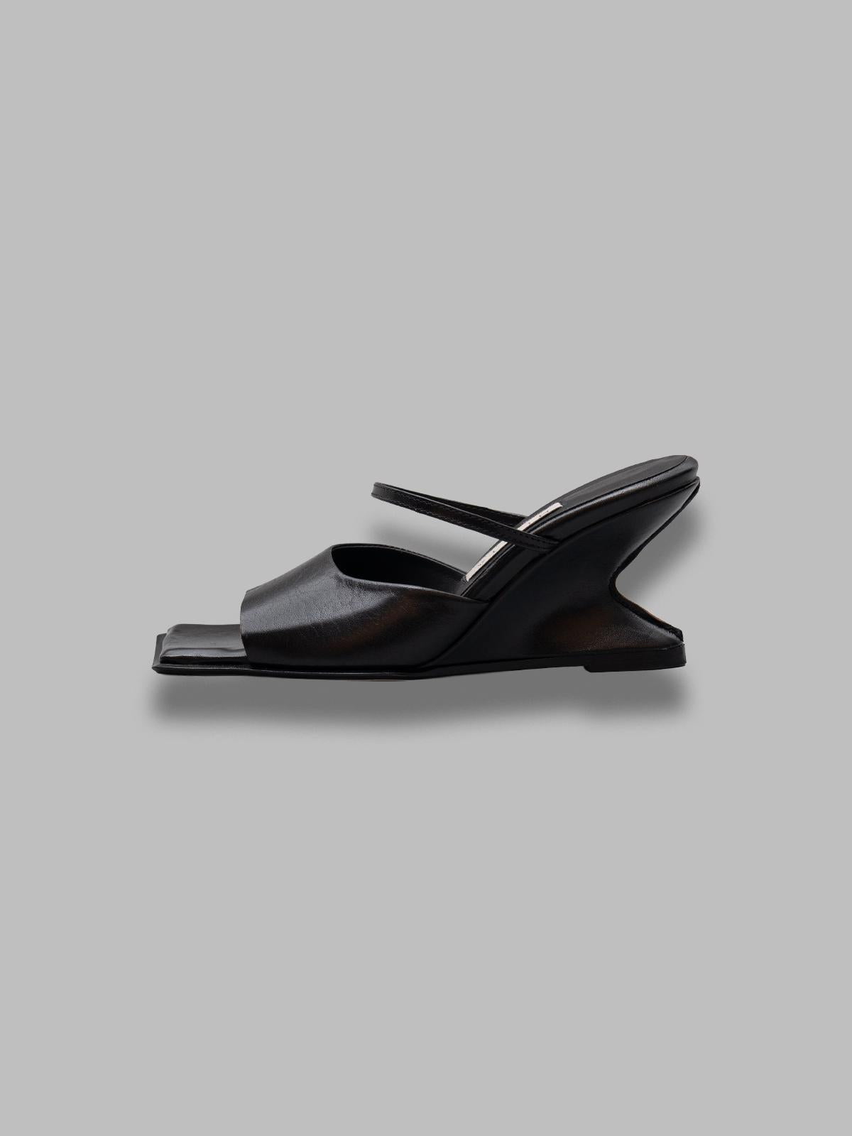 egle black sandals MI-5668- BK MIISTA 