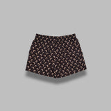 moon printed short MSW002ACWOV0088- IT99 MARINE SERRE 
