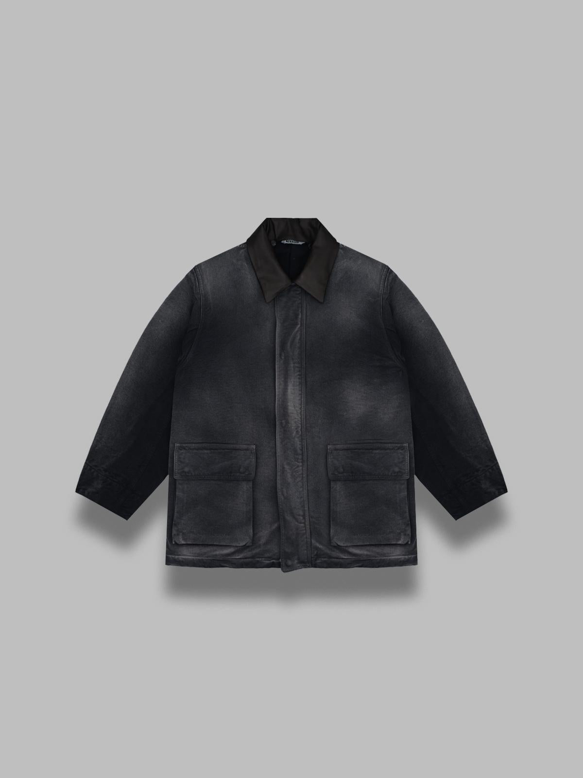 product dyed organic cotton duck blouson A25AB01CD- FB AURALEE 