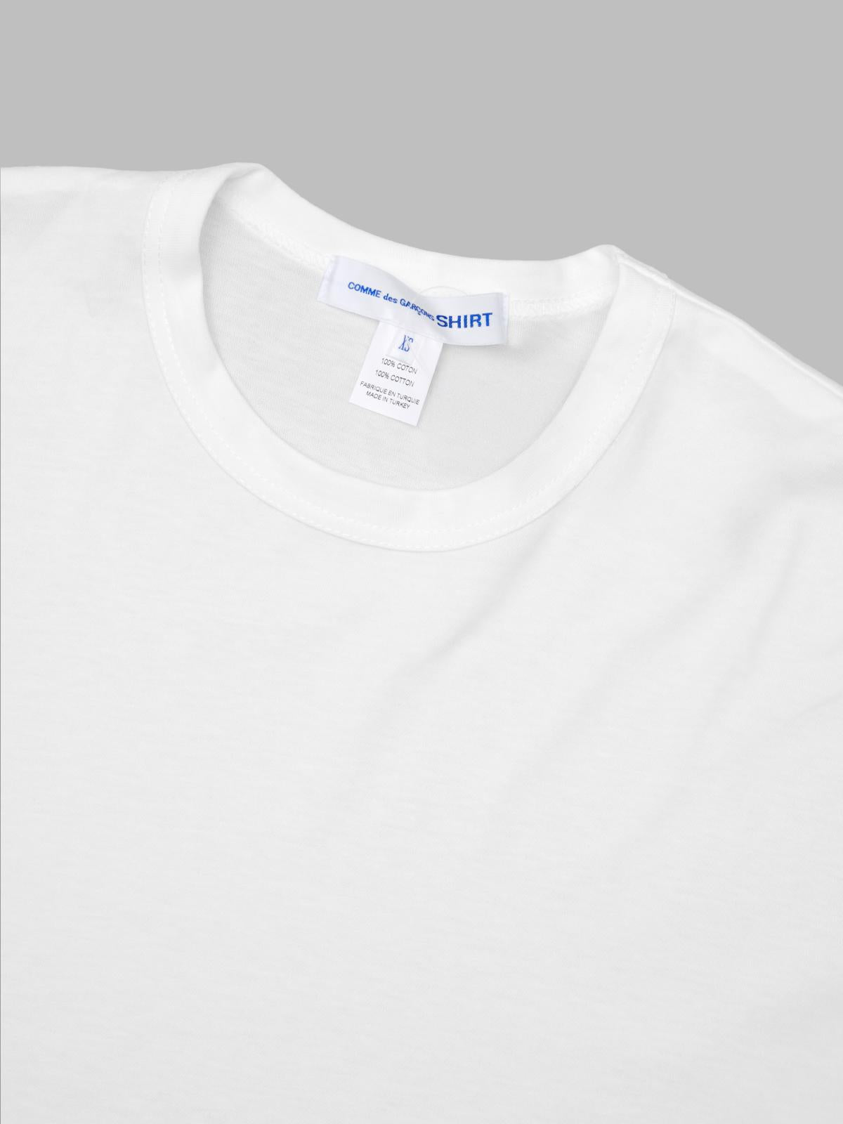  FQ-T008-S26- WHT COMME DES GARÇONS SHIRT 