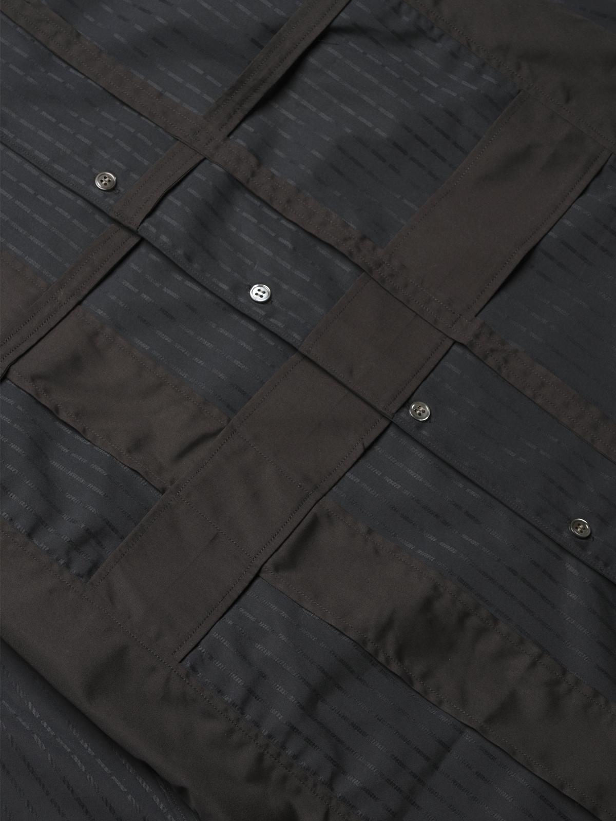 men's shirt woven FO-B025-S25- BK COMME DES GARÇONS SHIRT 